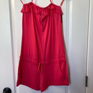 Coral Pink Romper